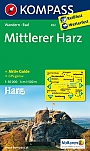Wandelkaart 452 Mittlerer Harz Kompass