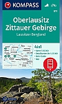 Wandelkaart 811 Oberlausitz, Zittauer Gebirge Kompass