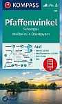 Wandelkaart 179 Pfaffenwinkel, Schongau-Weilheim in Oberbayern Kompass