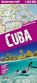 Wegenkaart - Landkaart Cuba Adventure Map | Terraquest Maps