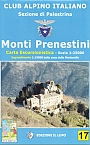 Wandelkaart Abruzzen 17 Monti Prenestini Carta Escursionistica | Edizione il Lupo