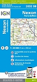 Topografische Wandelkaart van Frankrijk 2032SB Nexon Pierre-Buffiere