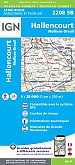 Topografische Wandelkaart van Frankrijk 2208SB - Hallencourt Molliens-Dreuil