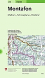 Topografische Wandelkaart Zwitserland 238 Montafon Malbun Schesaplana Bludenz - Landeskarte der Schweiz