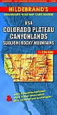 Wegenkaart - landkaart Colorado Plateau - Canyonlands - Rocky Mountains | Hildebrand