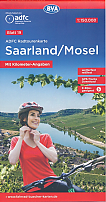 Fietskaart 19 Saarland, Mosel | ADFC Radtourenkarte - BVA Bielefelder Verlag