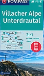 Wandelkaart 065 Villacher Alpe Unterdrautal | Kompass