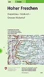 Topografische Wandelkaart Zwitserland 228 Hoher Freschen Diepoldsau Feldkirch Grosses Walsertal - Landeskarte der Schweiz