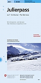Skikaart Zwitserland 268S Julierpass St. Moritz - Piz Bernina - Juf  - Landeskarte der Schweiz