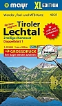Wandelkaart 405 Tirol Tiroler Lechtal | 2 Kaarten Mayr