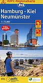 Fietskaart Hamburg - Kiel Neumunster| ADFC Regional- und Radwanderkarten - BVA Bielefelder Verlag