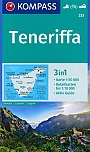 Wandelkaart 233 Tenerife Kompass