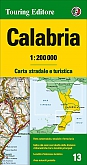 Wegenkaart - Fietskaart 13 Calabrië - Touring Club Italiano (TCI)