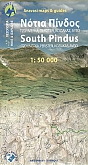 Wandelkaart 3.2 - 4.2 Peristeri  Kakarditsa Tzoumerka Pindus South Pindos Epirus Anavasi