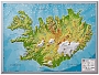 Reliefkaart IJsland 39 x 29 cm | Georelief
