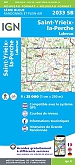 Topografische Wandelkaart van Frankrijk 2033SB - St-André-de-l'Eure / Nonancourt