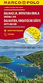 Wegenkaart - Landkaart Kroatische Kust, Midden en Zuid Dalamatie (Hrvatska Obaala, Sredina i Jug) | Marco Polo Maps