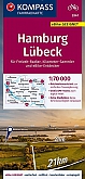 Fietskaart 3341 Hamburg Lübeck | Kompass