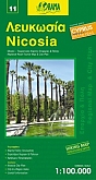 Wegenkaart - Fietskaart Nicosia - Orama Maps