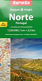 Wegenkaart - Landkaart 1 Norte (Noord Portugal) Turinta Mapas