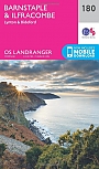 Topografische Wandelkaart 180 Barnstable / Ilfracombe - Landranger Map