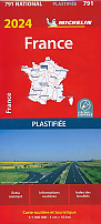 Wegenkaart - Landkaart 791 Frankrijk 2024 - Michelin National geplastificeerd