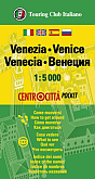 Stadsplattegrond Venetie Pocket Map - Touring Club Italiano (TCI)