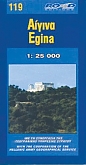 Wandelkaart 119 Egina | Road Editions
