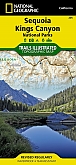 Wandelkaart 205 Sequoia & Ki National Park (California) - Trails Illustrated Map / National Park Maps National Geographic