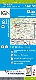 Topografische Wandelkaart van Frankrijk 1443SB - Dax Amou Montfort-en-Chalosse