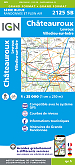 Topografische Wandelkaart van Frankrijk 2125SB - Chateauroux  Levroux, Villedieu-sur-Indre
