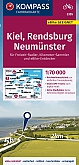 Fietskaart 3355 Kiel, Rendsburg, Neumünster | Kompass