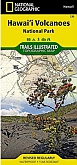 Wandelkaart 230 Hawai Volcanoes (Hawai'i) - Trails Illustrated Map / National Park Maps National Geographic
