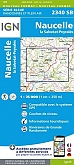 Topografische Wandelkaart van Frankrijk 2340SB - Naucelle / La Salvetate Peyrales