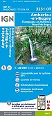 Topografische Wandelkaart van Frankrijk 3231OT - Amberieu-en-Bugey / Champagne-en-Valromey