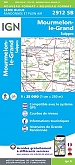 Topografische Wandelkaart van Frankrijk 2912SB - Mourmelon-le-Grand Suippes