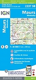 Topografische Wandelkaart van Frankrijk 2337SB - Maurs Montsalvy