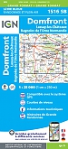 Topografische Wandelkaart van Frankrijk 1516SB - Domfront / Lassay-les-Châteaux, Bagnoles-de-l'Orne