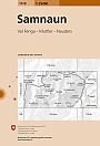 Topografische Wandelkaart Zwitserland 1179 Samnaun Val Fenga - Muttler - Nauders - Landeskarte der Schweiz