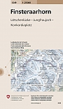 Topografische Wandelkaart Zwitserland 1249 Finsteraarhorn Lötschenlücke - Jungfraujoch Konkordiaplatz - Landeskarte der Schweiz
