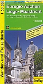 Wandelkaart fietskaart 44121 Euregio Aachen Luik Maastricht | Geomap