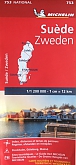 Wegenkaart - Landkaart 753 Zweden - Michelin National