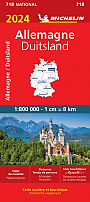 Wegenkaart - Landkaart 718 Duitsland 2024 - Michelin National
