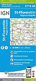 Topografische Wandelkaart van Frankrijk 2719SB - St-Florentin / Flogny-la-Chapelle
