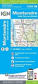 Topografische Wandelkaart van Frankrijk 1534SB - Montendre St-Ciers-sur-Gironde