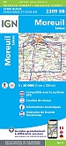 Topografische Wandelkaart van Frankrijk 2309SB - Moreuil Saleux