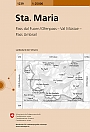 Topografische Wandelkaart Zwitserland 1239 Santa Maria Pass dal Fuorn/Ofenpass - Val Müstair - Umbrail - Landeskarte der Schweiz