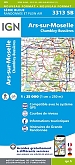 Topografische Wandelkaart van Frankrijk 3313SB - Ars-sur-Moselle Chambley-Bussieres