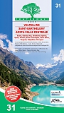 Wandelkaart 31 Valpelline Saint-Brathelemy Aosta dal Centraal | Fraternali Editore