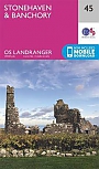 Topografische Wandelkaart 45 Stonehaven / Banchory - Landranger Map